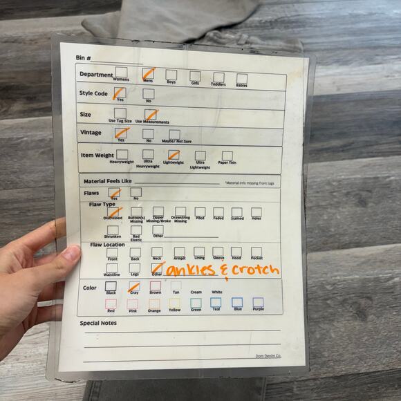 Vintage 90s Levis 550 Gray Mens 34x33 Relaxed Straight Denim Jeans USA Red Tab - Picture 14 of 14